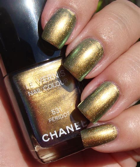 chanel nail polish peridot.